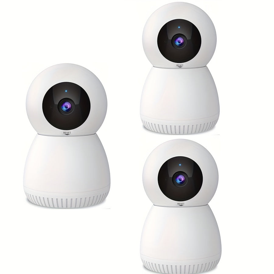 Security Camera Indoor Baby Monitor Pet Camera 360 Degree for Home Security Wireless, Dog Camera with 5/2.4 GHz WiFi, Two Way Audio Video Speaker, Smart Motion Tracking, Panoramic IR Night Vision, Compatible with Alexa And Ph