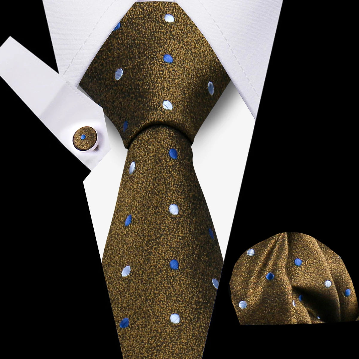 Tie For Men Classic Plaid Handkerchiefs Red Necktie Cufflinks For Men Blouse Business Wedding Accessories Women Collar Man Gift