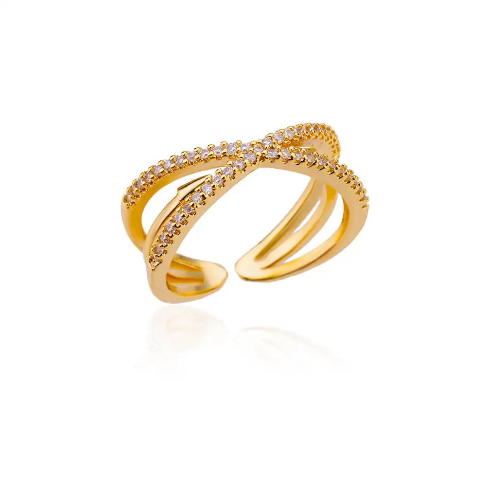 Stainless Steel Rings for Women Gold Color Women's Ring Female Male Luxury Jewelry Accessories