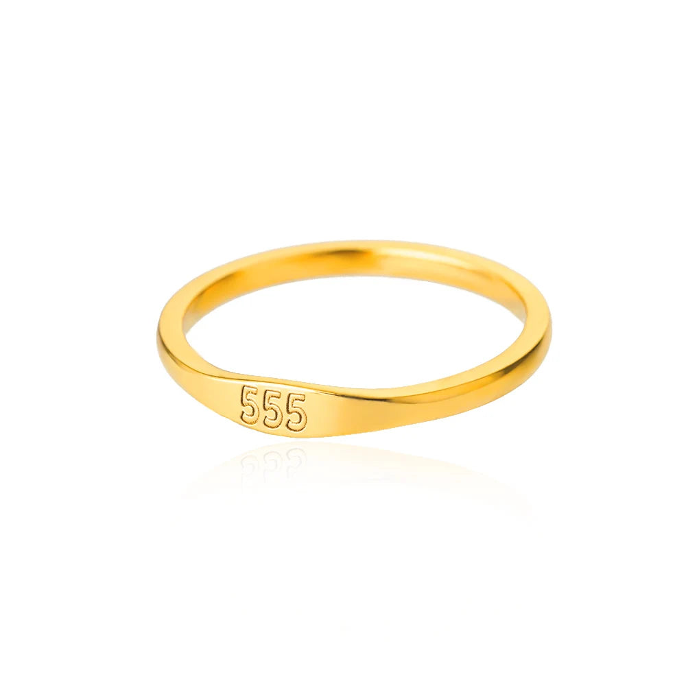 Stainless Steel Rings for Women Gold Color Women's Ring Female Male Luxury Jewelry Accessories
