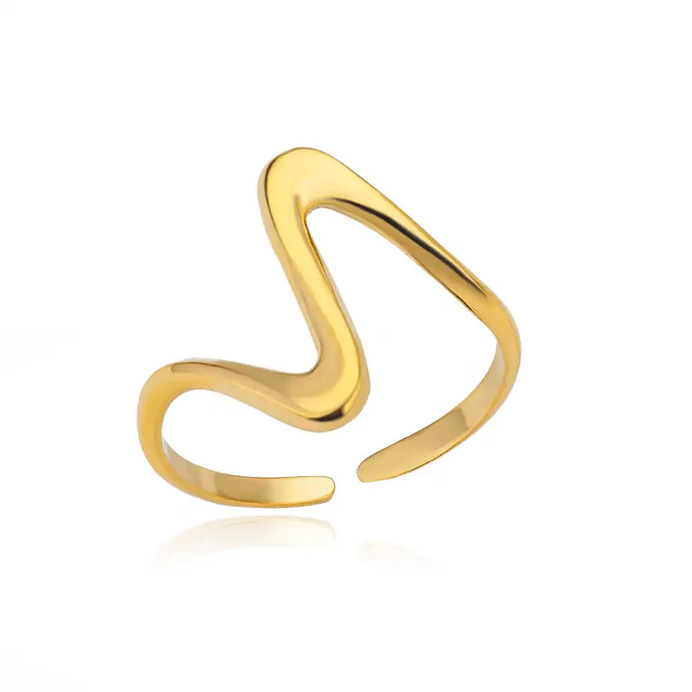 Stainless Steel Rings for Women Gold Color Women's Ring Female Male Luxury Jewelry Accessories