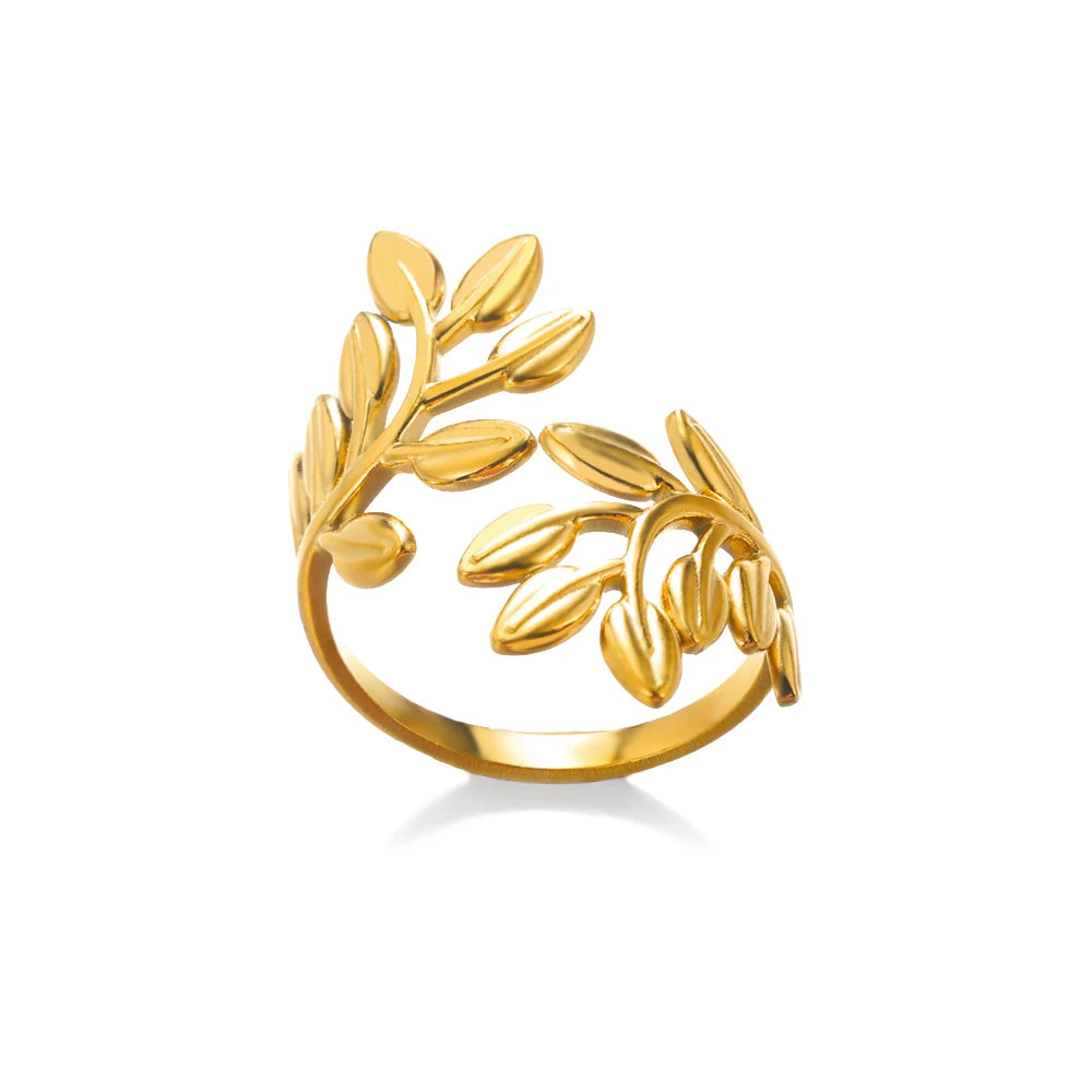 Stainless Steel Rings for Women Gold Color Women's Ring Female Male Luxury Jewelry Accessories