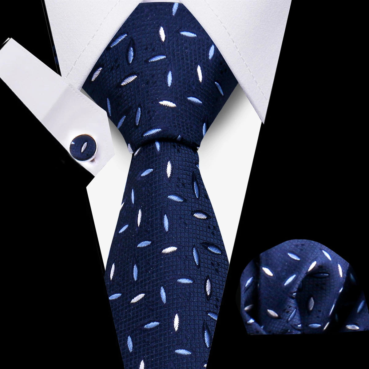 Tie For Men Classic Plaid Handkerchiefs Red Necktie Cufflinks For Men Blouse Business Wedding Accessories Women Collar Man Gift