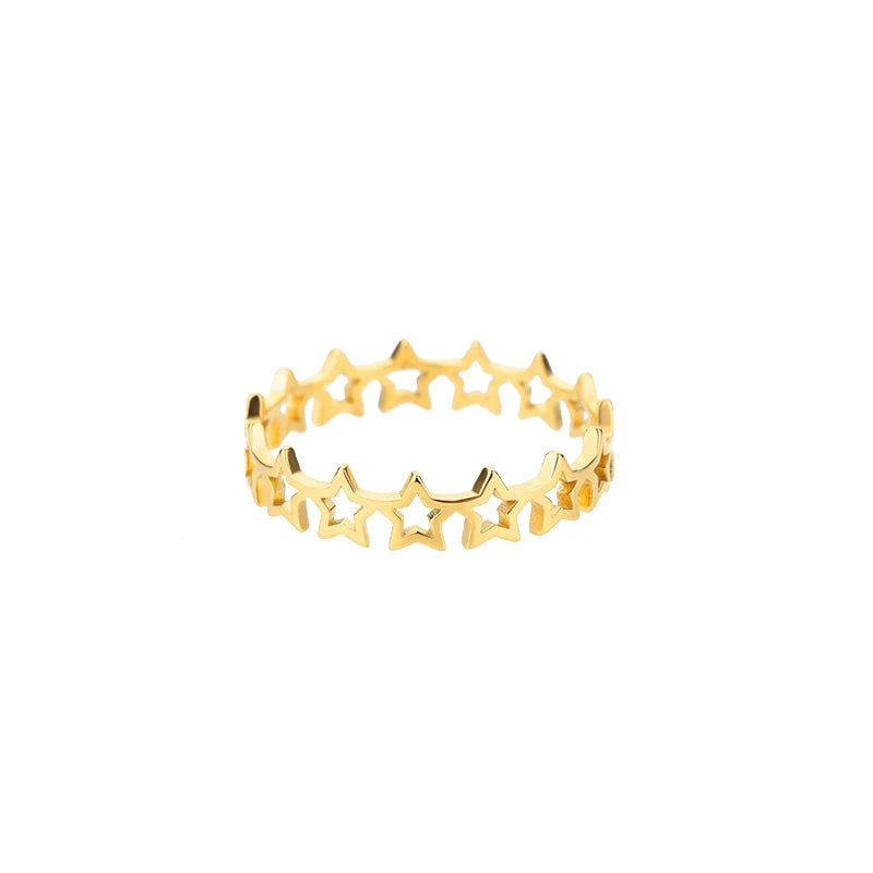 Stainless Steel Rings for Women Gold Color Women's Ring Female Male Luxury Jewelry Accessories