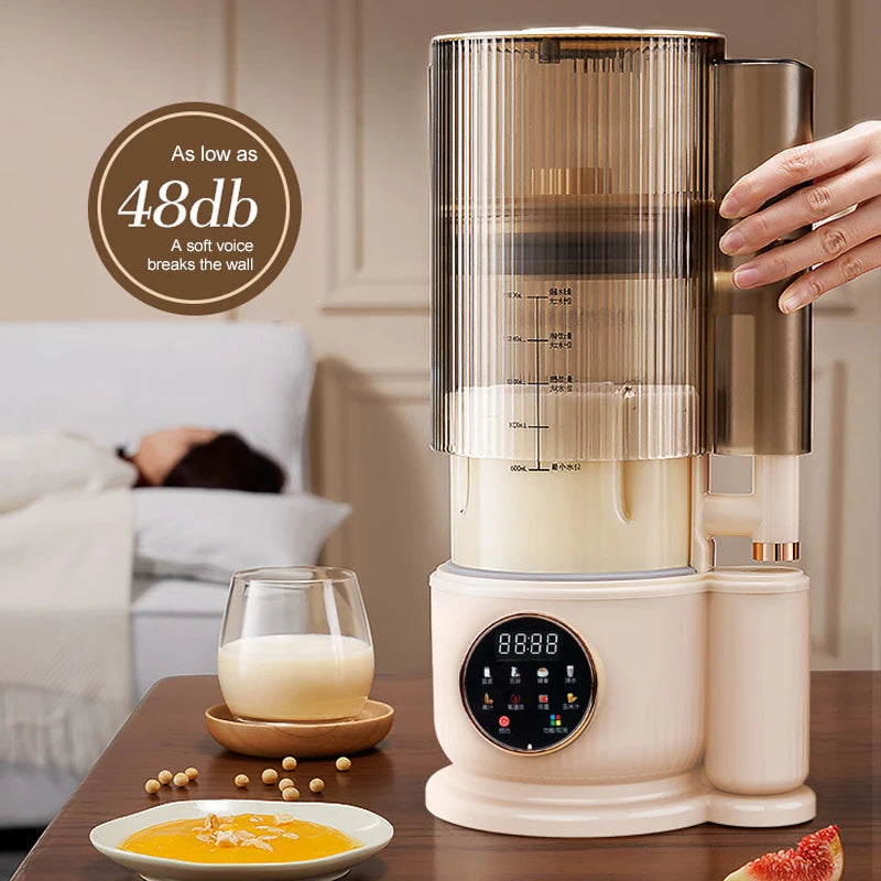 Intelligent Soy Milk Machine Electric Juicer Blender Soybean Milk Maker Wall Breaking Machine Rice Paste Maker Breakfast Machin
