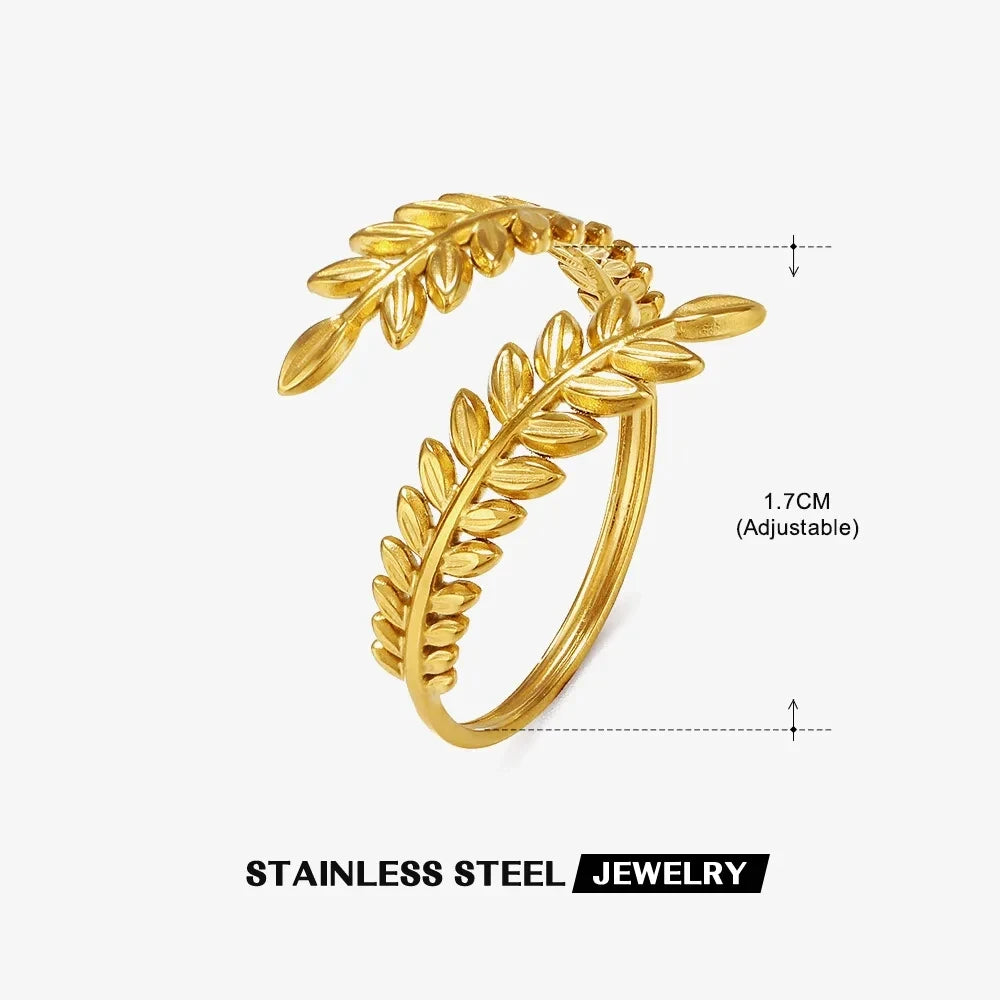 Stainless Steel Rings for Women Gold Color Women's Ring Female Male Luxury Jewelry Accessories