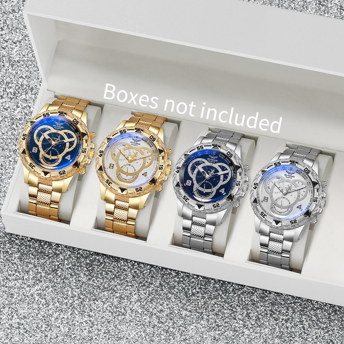 Men's Business Watch Fashionable and Handsome Stainless Steel Quartz Watch as a Birthday Gift for Boyfriend