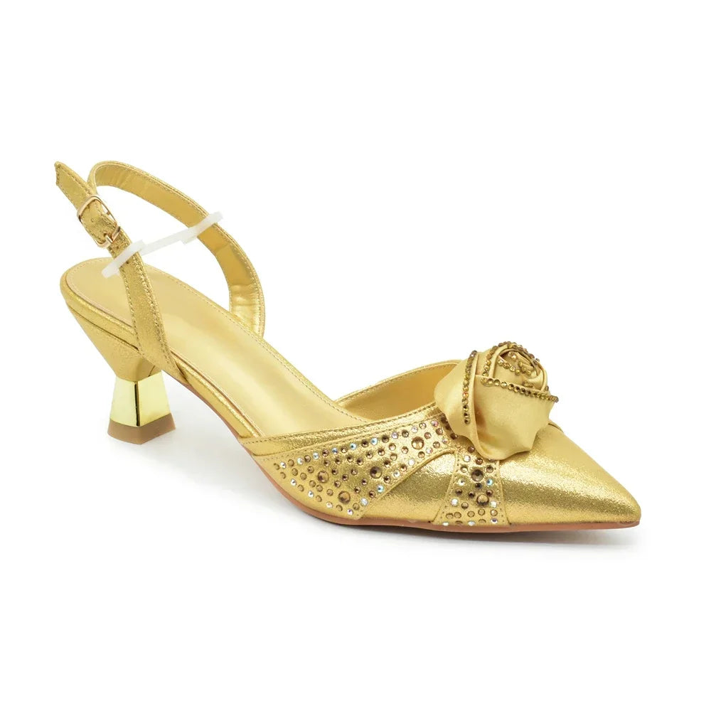 Luxury Italian Shoes and Bag Set for Women Pointed Toe High Heels Party Dress Female Pumps Decorated with Handmade Flowers