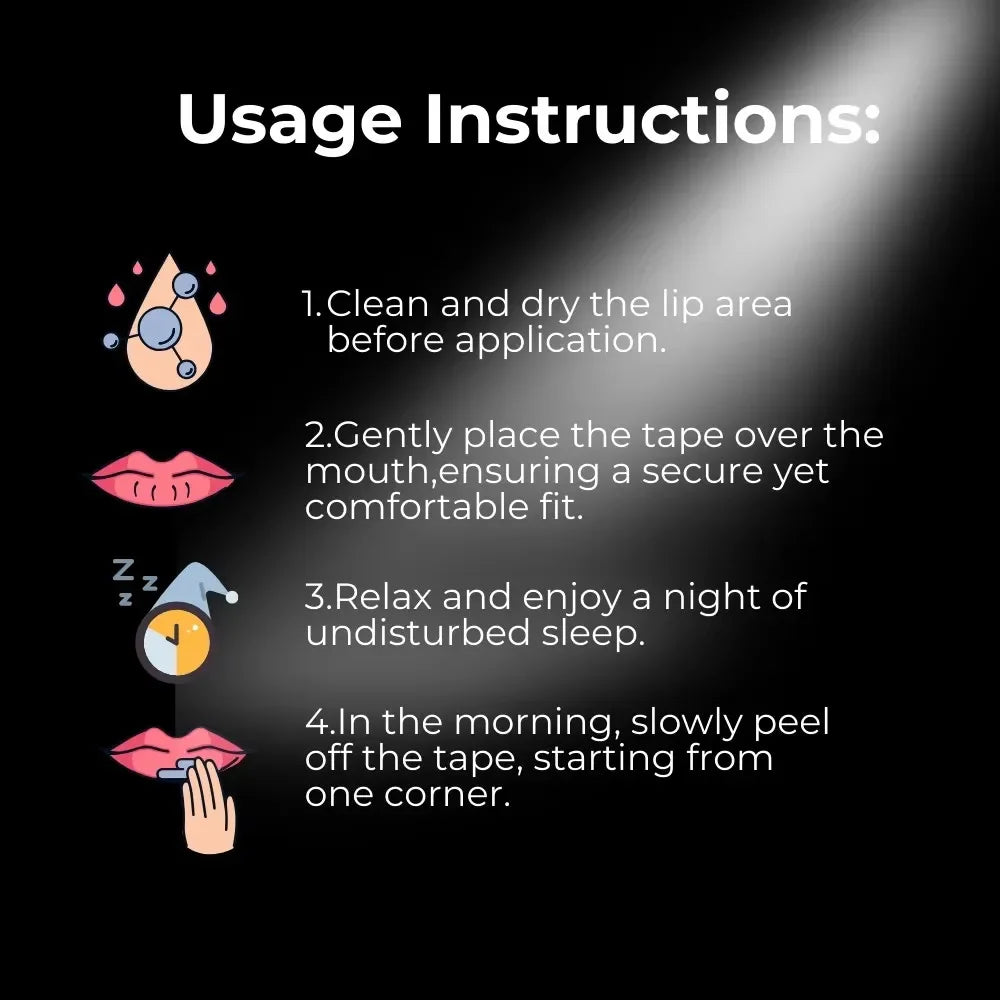30Pcs Mouth Tape Sleeping Keep Mouth Close Prevent Snoring Gentle Sleep Strip for Home Travel Mouth Tape Mouth Tape for Sleeping