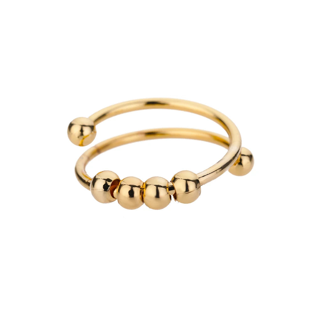 Stainless Steel Rings for Women Gold Color Women's Ring Female Male Luxury Jewelry Accessories