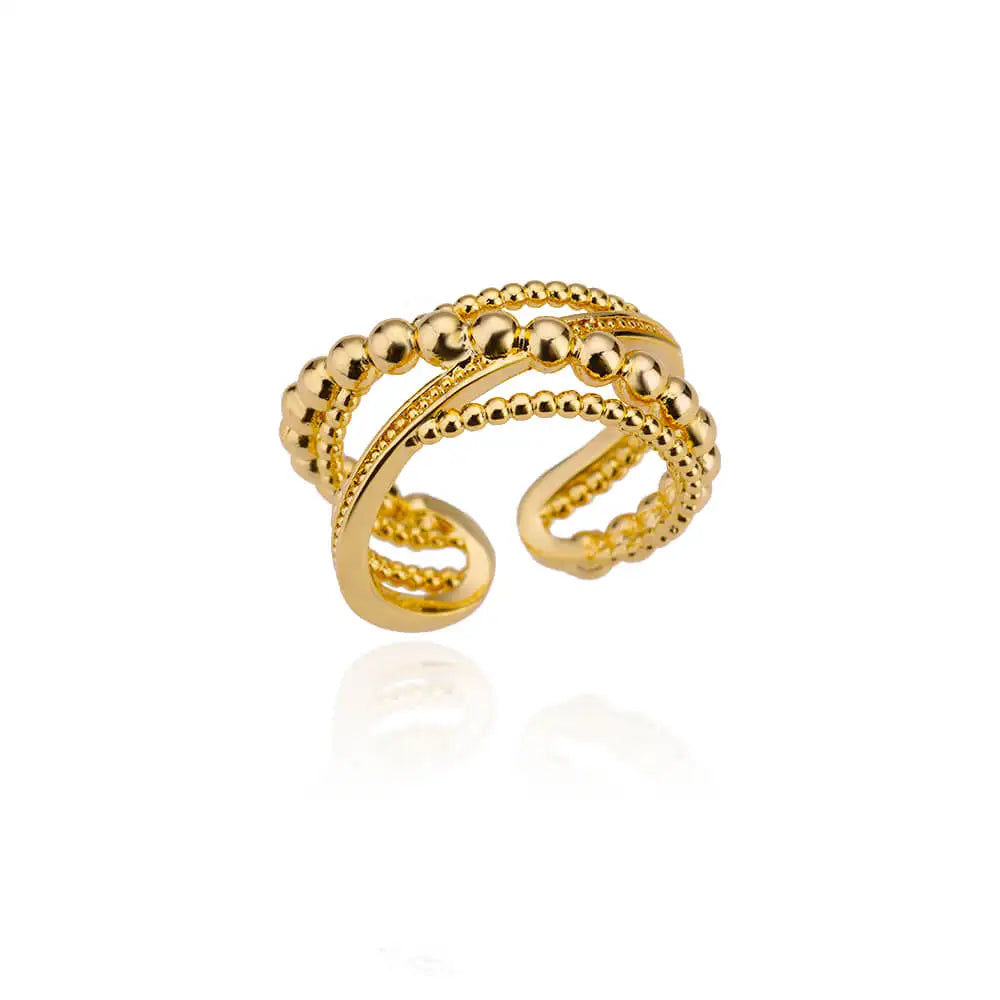 Stainless Steel Rings for Women Gold Color Women's Ring Female Male Luxury Jewelry Accessories