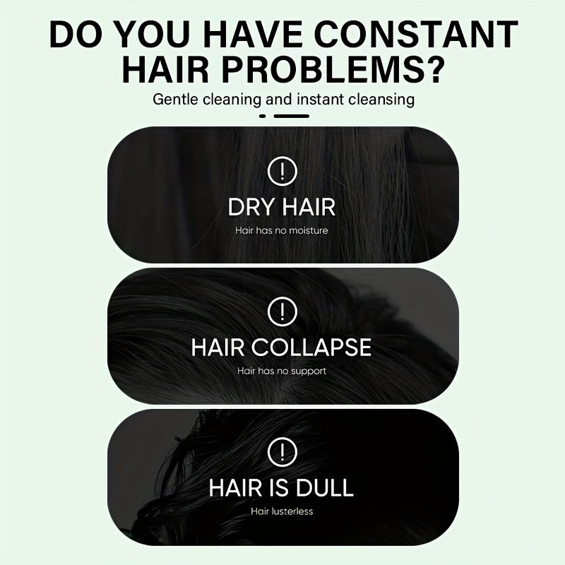 4pcs Rosemary Mint Hair Care Set - Unisex Adult Moisturizing Shampoo, Conditioner, and Hair Mask with Natural Oils, Keratin, Aloe Vera, and Beeswax for Nourishment and Smoothness, Suitable for All Hair Types