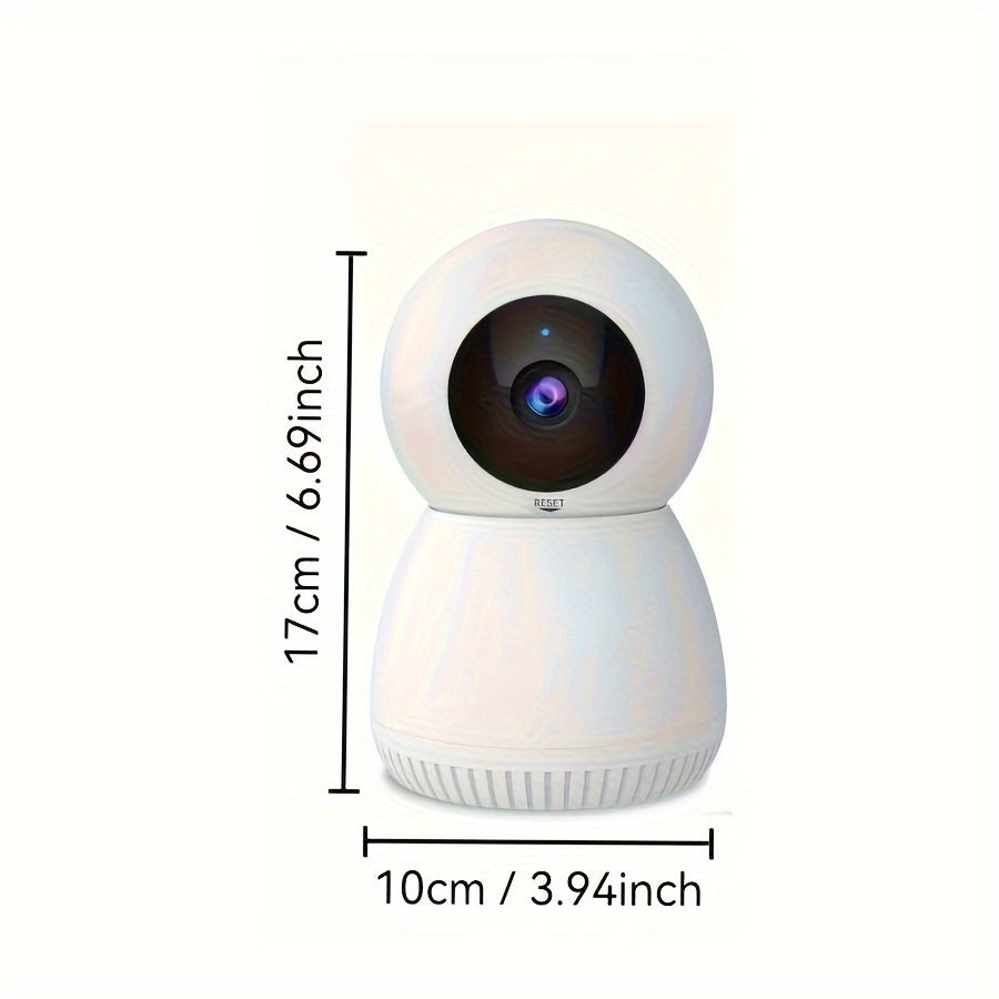 Security Camera Indoor Baby Monitor Pet Camera 360 Degree for Home Security Wireless, Dog Camera with 5/2.4 GHz WiFi, Two Way Audio Video Speaker, Smart Motion Tracking, Panoramic IR Night Vision, Compatible with Alexa And Ph