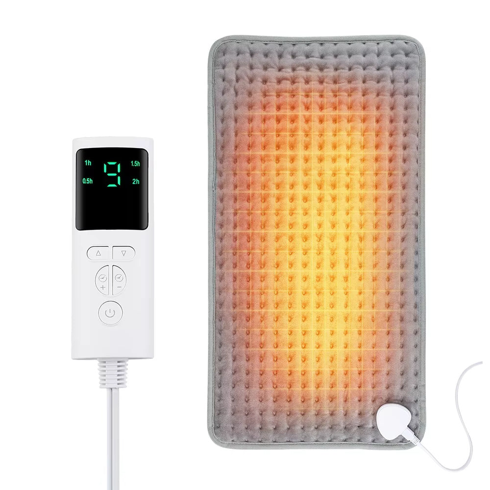Electric Heating Pad Blanket Timer Heating Pad For Shoulder Neck Back Spine Leg Winter Warm