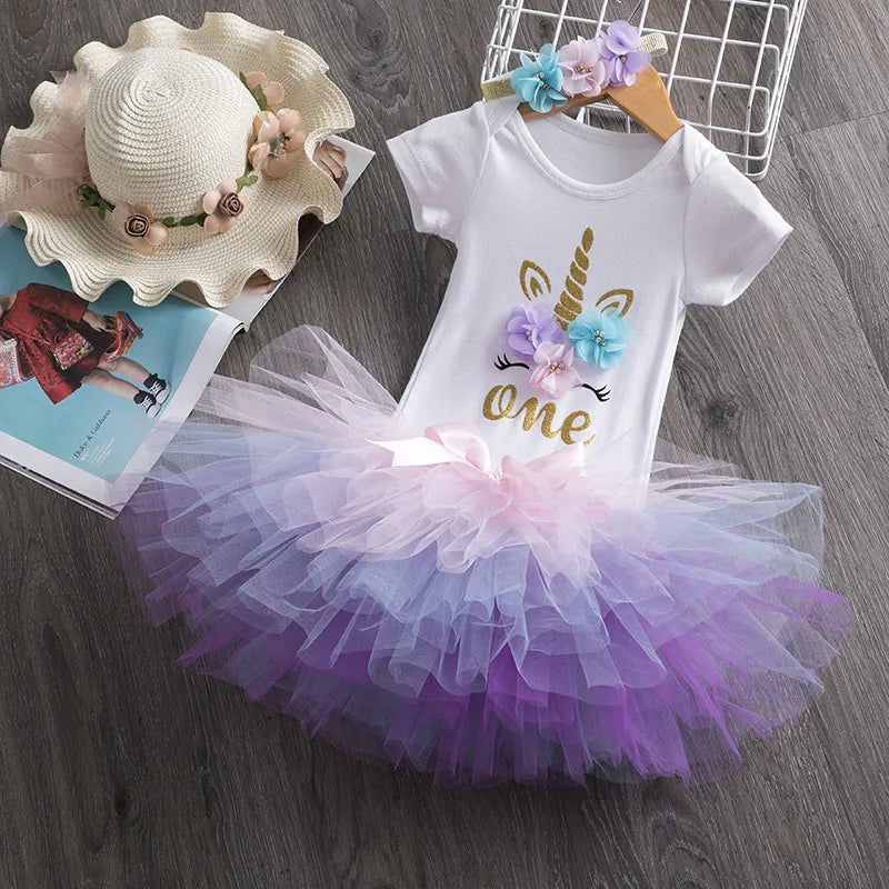unicorn first birthday dress Rainbow Unicorn Tutu Dress First Birthday Unicorn Outfit Girl Unicorn Rainbow Dress, Unicorn First Birthday Dress,